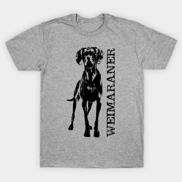 Weimaraner dog T-Shirt by Nartissima